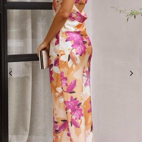 TOPERTH BOUTIQUE STRAPLESS FLORAL DRESS - Picture 3 of 10